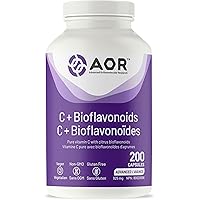 AOR Vitamin C+ Bioflavonoids 925mg 200 Caps 200-Day Supply - High Potency Vitamin C Supplement with Ascorbic Acid & Citrus Bi