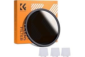 K&F Concept B-Series ND2-ND400 (9 Stops) Variable ND Filter Neutral Density Adjustable ND2 ND4 to ND400 Filter with + Microfi