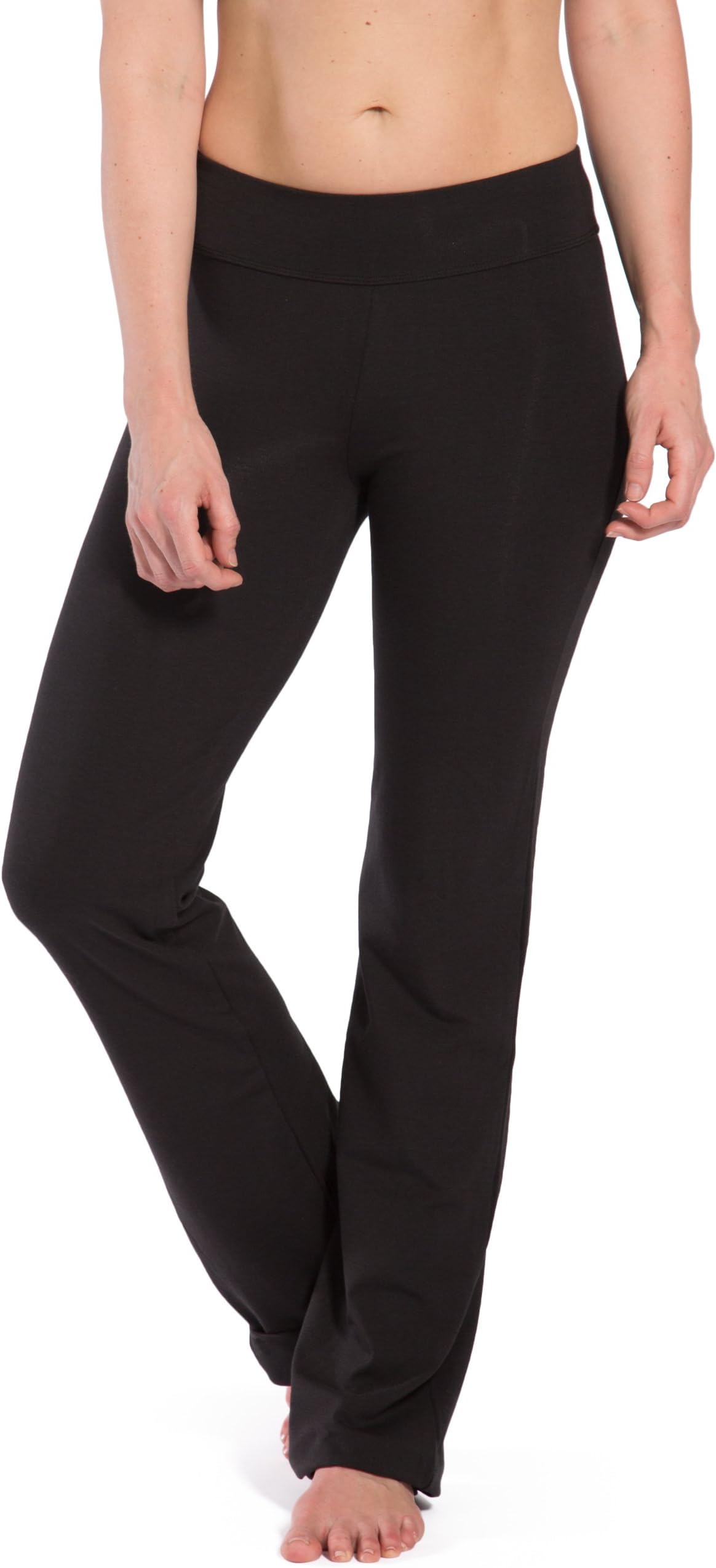 Women's Ecofabric Classic Bootleg Yoga Pant; Back Pockets