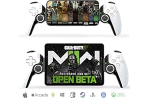 SNAIL BEAR Phone Controller, Game Controller for Android/iOS, 6-Axis Gyro Sensor, Hall Triger and Effect Sensor, Back Clip, Support for Mobile Phone/iphone/Tablet/Switch/playstation, D9 Controller