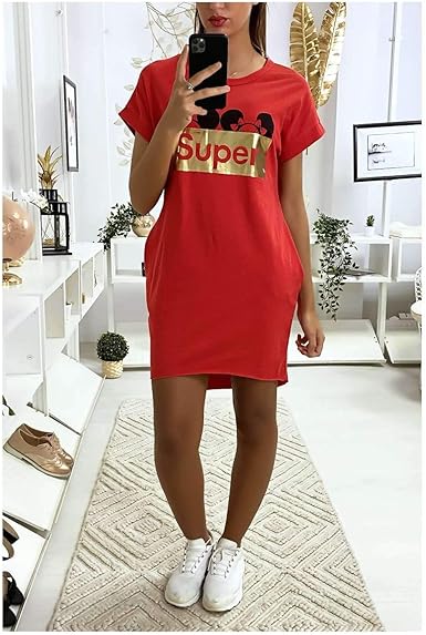 red tunic dress uk