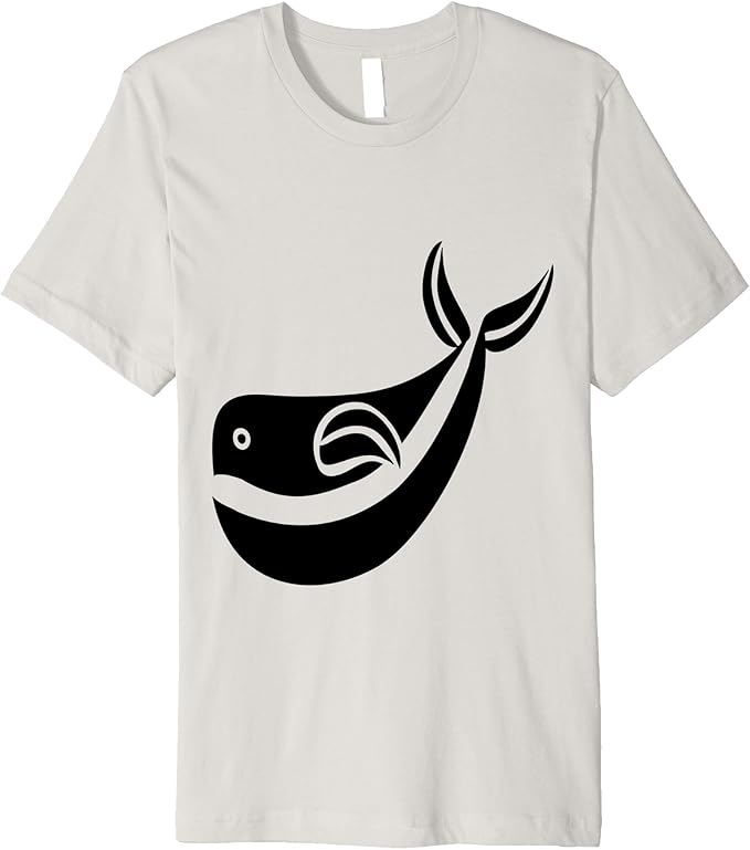 Black Whale, Big Whale, TribalStyle, Whale Shirt Clothing