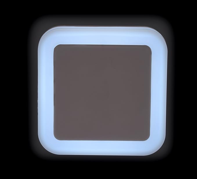 90 Degree Plastic Diffused,Eye Protecting, Power Saver LED Night Light (White)