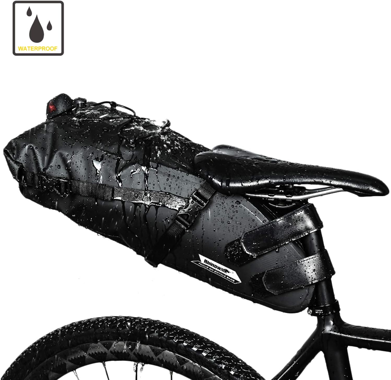 10L Waterproof Bike Saddle Bag Wedge Under Seat Tail Pack Cycling accessories