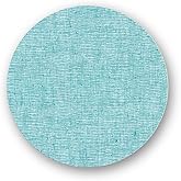 modern-twist 15" Silicone Round Placemat, BPA, PVC-Free Table Mat, Dishwasher Safe, Linen Print in Seafoam Blue, Pack of 1