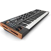 Novation Summit Two-Part 16-Voice 61-Key Polyphonic Synthesizer | 61 Keys, 16-Voice Polyphonic, New Oxford Oscillators, Dual Analog Filters, 3 Dostortion Stages Per Voice, 2-Part Multitimbral