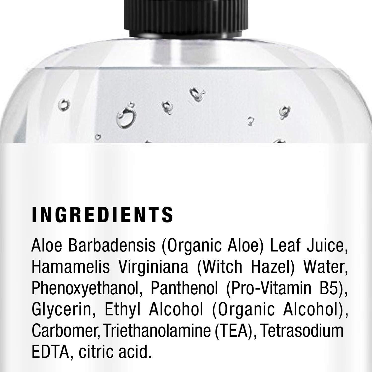 Hair Gel for Men & Woman - Styling with Organic Aloe Vera & Witch Hazel - 16 fl oz : Beauty