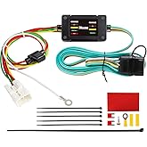 MECMO 4-Pin Trailer Wiring Harness 56040 for 2009-2024 Subaru Forester, Outback, Crosstrek, XV, Ascent Towing Hitch Wire Wiri