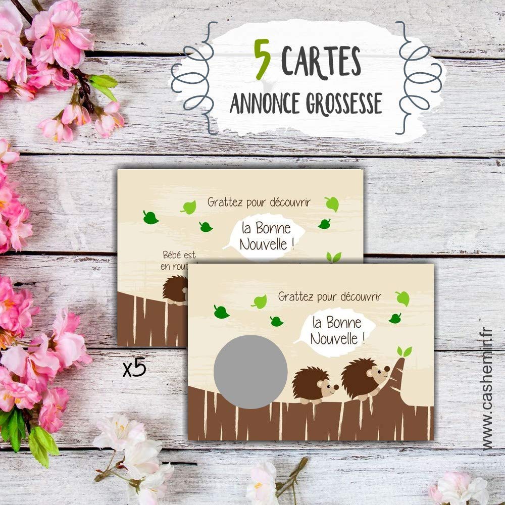 Ref 116 Lot De 5 Cartes Heureux Evenement Bebe En Route Cartes A Gratter Annonce Grossesse Originale Maternite Enceinte Fournitures De Bureau Et Articles De Fete Fournitures De Bureau