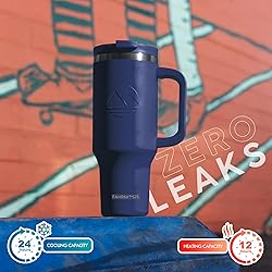 FAHRMOSIS 40 Oz Tumbler with Handle and Straw