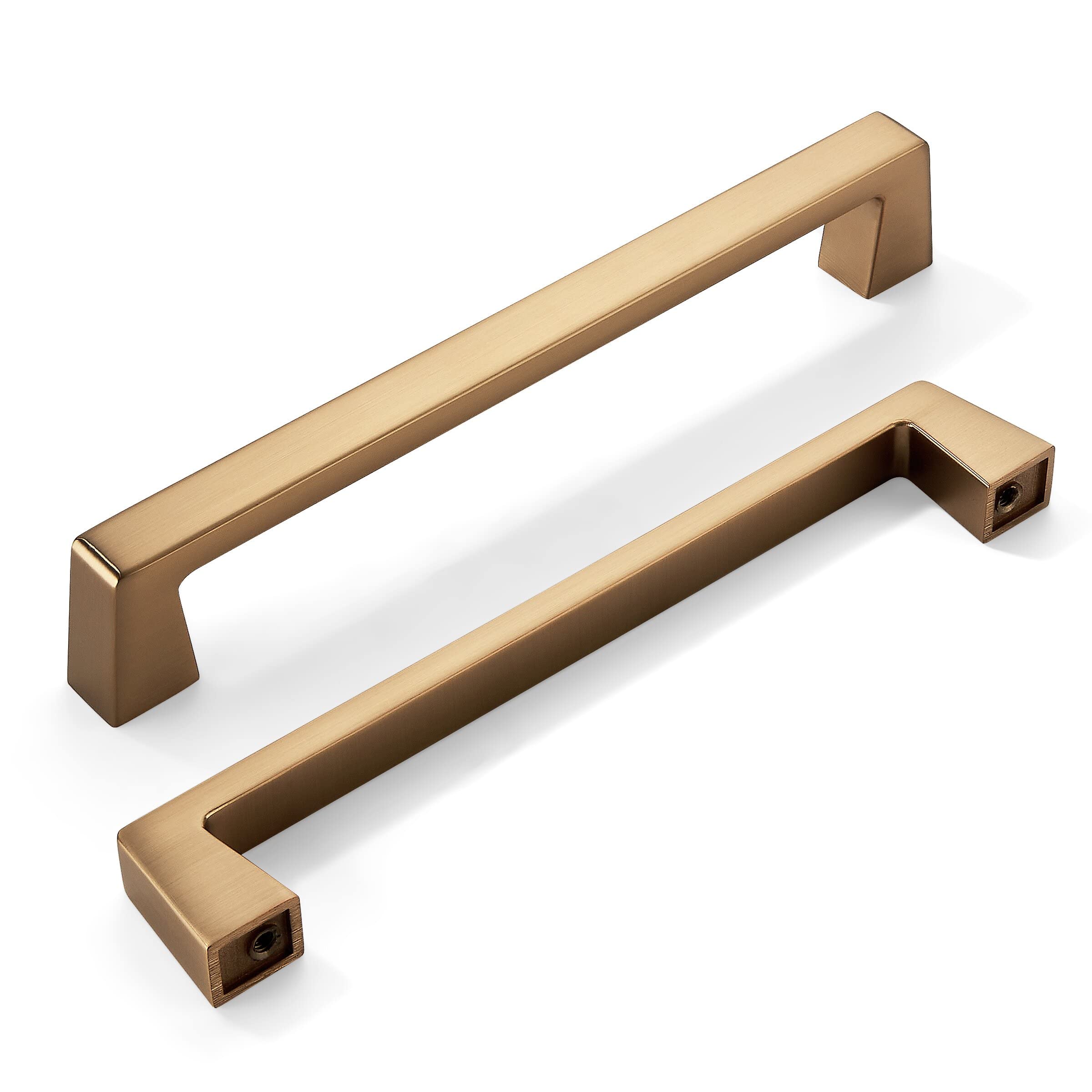 Photo 1 of khtumeware 6 Pack 6.25 Inch(160mm) Kitchen Cabinet Handles,Champagne Bronze Cabinet Pulls Kitchen Cabinet Hardware, Furniture Pulls for Bathroom Cupboard Drawer Handles Dresser Pulls1062965845
