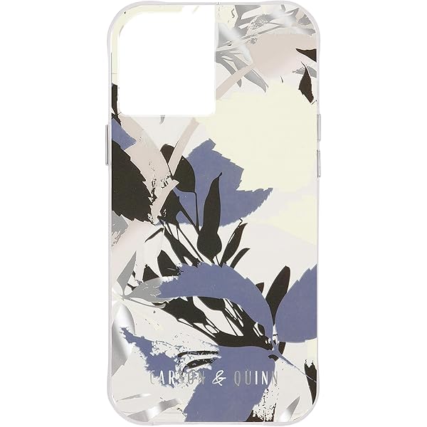 Amazon Com Carson Quinn Blue Leaves Case Iphone 12 Mini