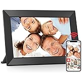 Frameo Digital Picture Frame 10.1" Electronic Photo Frames WiFi 32GB Memory | 1280 x 800 IPS Touch Screen, Send Photos/Videos from Your Phone Anywhere, Photo Gifts for Parents and Grandparents
