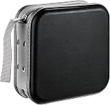 LIOVODE 48 Capacity CD/DVD/Blu-ray Wallet Organizer Case Black