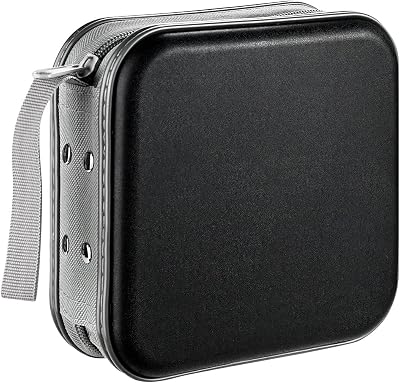 LIOVODE 48 Capacity CD/DVD/Blu-ray Wallet Organizer Case Black