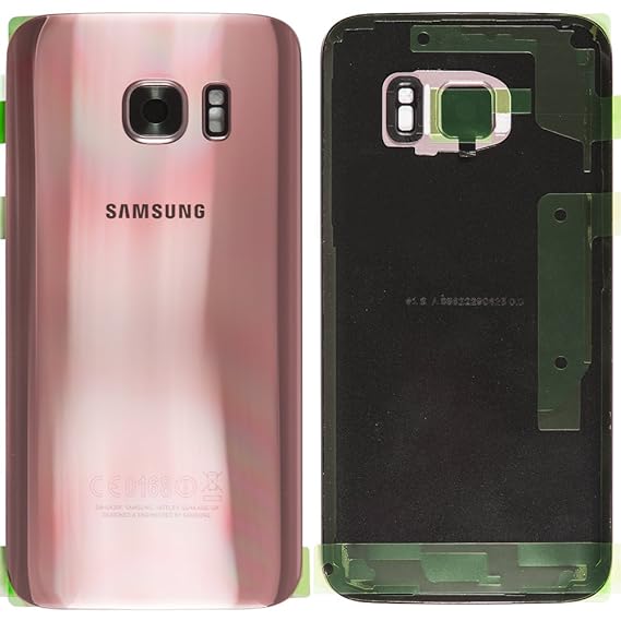 Original Samsung Akkudeckel pink für Samsung G935F Galaxy S7 EDGE - (Akkufachdeckel, Batterieabdeckung, Rückseite, Back-Cover