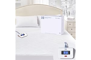Sealy Heated Mattress Pad Twin Size with Plush Top, Coral Fleece Electric Bed Warmer Single Controller, 10 Heat Settings & Auto Off 1-12 Hours, Fit Up to 15" Deep Pocket, Machine Washable 39"x75"