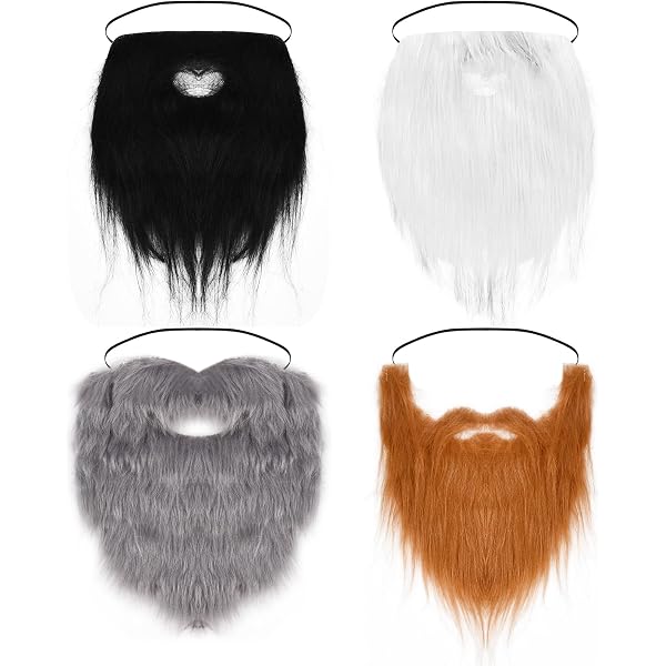 Sourcils Blancs Collants Krause & Sohn - Pour Costume Père Noël - Déguisement Fête