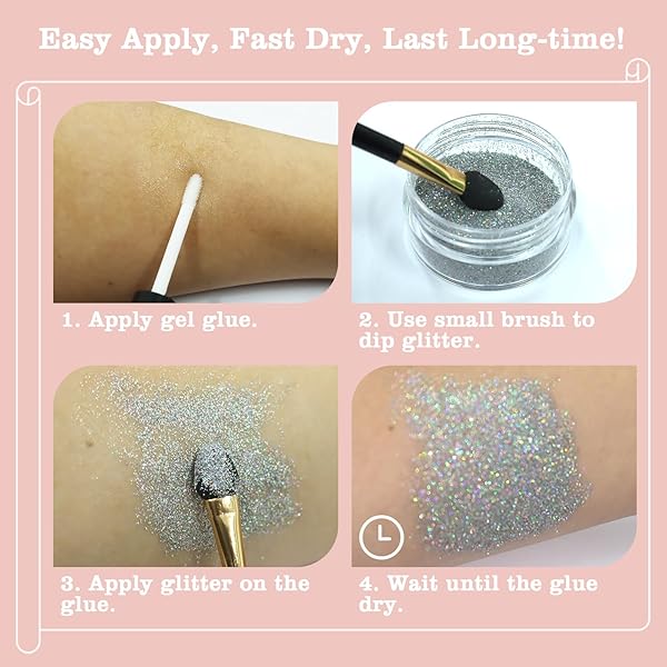 BOKO SPARKLE GLITTER POWDER 14G – COSMETIC IRIDESCENT GOLD GREEN FOR EYESHADOW, LIP, FACE PAINT, NAIL ART – CARNAVAL BODY MAKEUP, CHRISTMAS, CONCERT, PARTY, RAVE ACCESSORIES – AURORA