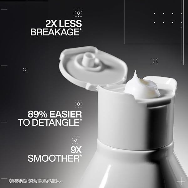 REDKEN BONDING CONDITIONER FOR DAMAGED HAIR REPAIR | ACIDIC BONDING CONCENTRATE | FOR ALL HAIR TYPES | 1 FL. OZ.