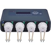 Jebao Doser 2.4 WiFi 4-Channel Aquarium Dosing Pump | Automatic Liquid Doser with Manual Controller, Programmable Calcium, Magnesium &amp; Alkalinity