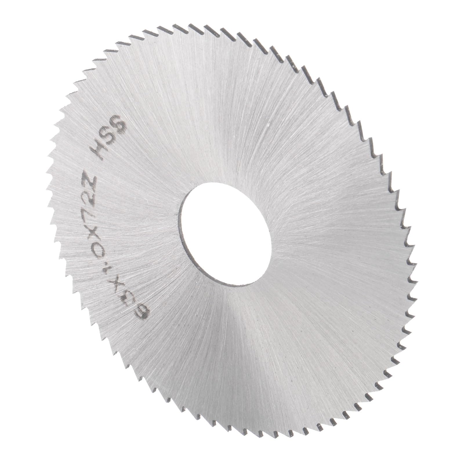 CoCud Circular Saw Blade, 63mm Dia 16mm Arbor 1mm Thick 72 Tooth, 6542 High Speed Steel (HSS) Wood Cutting Table Saw Blades - (Applications: for Metal Woodwork Plastic Aluminum)
