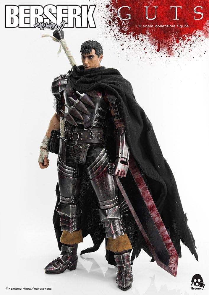 Amazon ベルセルク Guts Black Swordsman 1 6スケール Abs Pvc Pom製 塗装済み可動フィギュア フィギュア ドール 通販