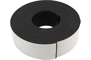 Small Parts Flexible Magnet Tape, 1/16-Inch Thick, 1-Inch Width, 10 Foot Roll (1 Roll)