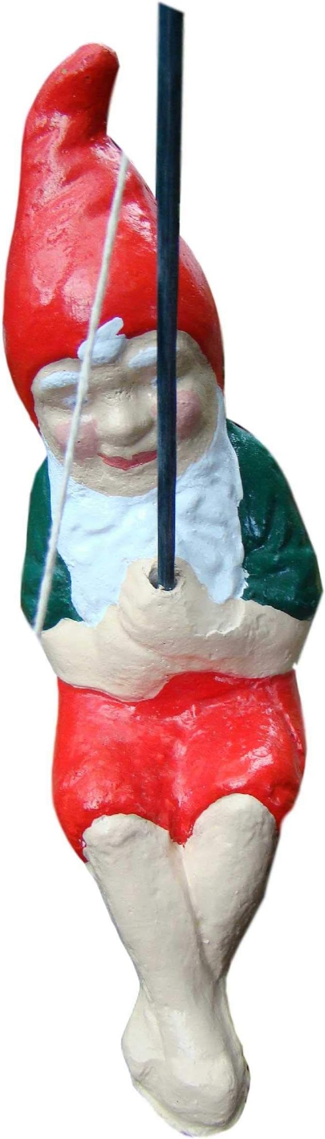Pixieland FISHING GNOME ~ WILLIAM ~ FISHING SITTING ON EDGE
