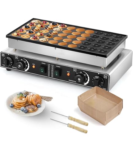Commercial Electric Pancake Machine Makes 25 At Once Commercial Mini ...