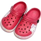 CuteLittle Girl's Cat-Themed Clogs Lightweight Children's Garden Shoes Breathable Slip-on Sandals SlippersChildren's Beach and Water Shoes