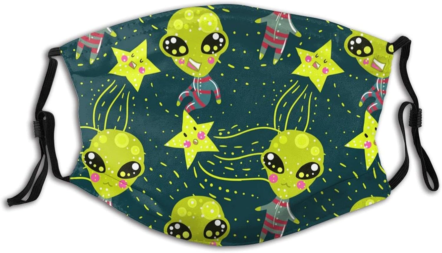 Alien Pattern Unisex Multi Usage Face Cover Up Mask Protect Cover