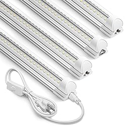 Barrina 6500K 2FT LED Shop Light, 3000LM, 20W, T8