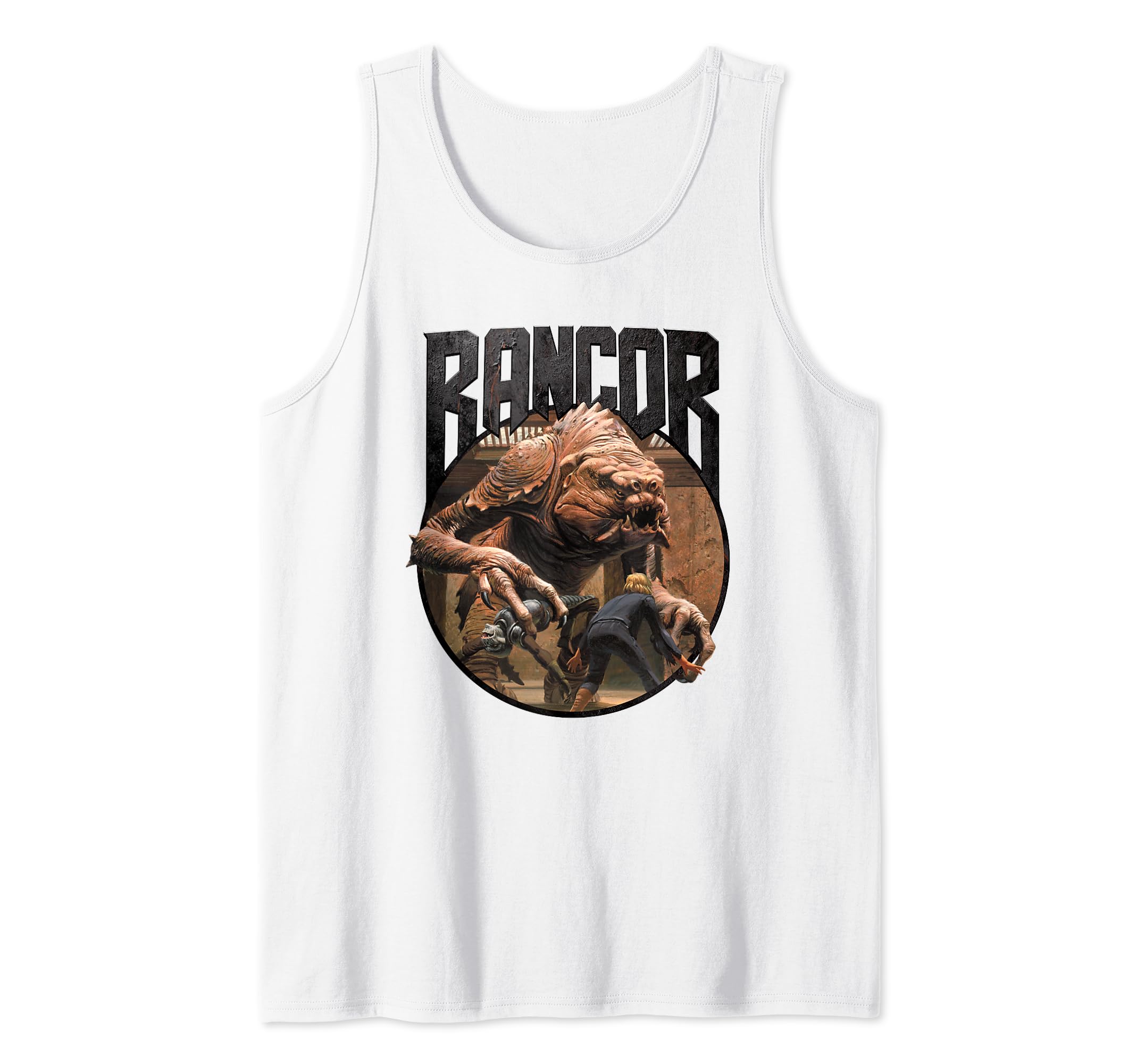 Star Wars Rancor Vs Luke Metal Rock Tank Top