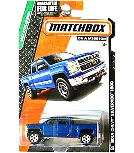 Amazon.com: Matchbox, 2016 MBX Construction, 2014 Chevy Silverado