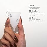 Pixie Soft Menstrual Cup - Comfortable for Tilted Cervix - Eco-Friendly view 4