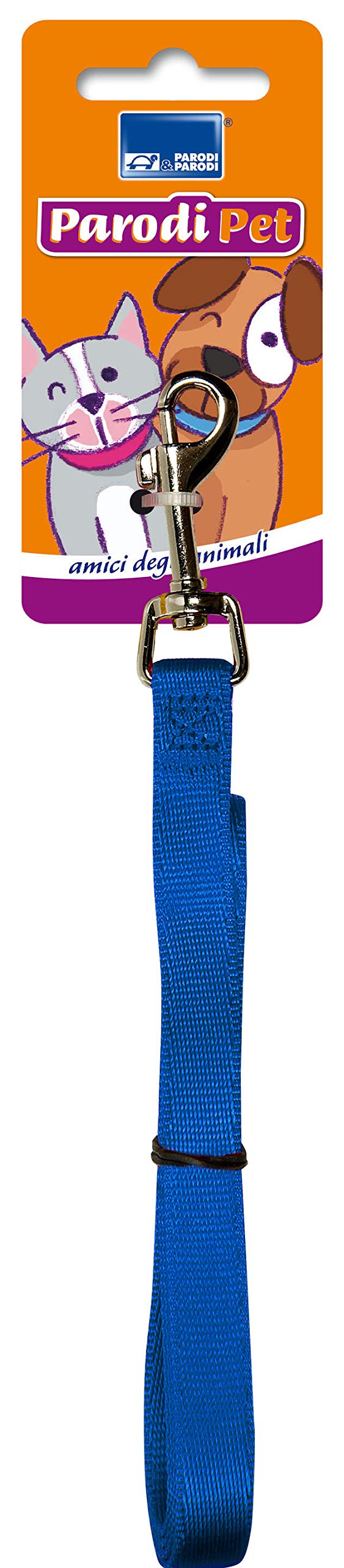 PARODI & PARODI Nylon Dog Leash Assorted Colours Red or Blue, Nylon Dog Leash Measures 2 cm x 120 cm Red or Blue, Nylon Dog Leash in Assorted Colours Size 2 x 120 cm