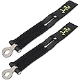 Jeri-Rigg Heavy Duty Tie Down Strap Anchor Point and Multi-Use Rigging Assistant, Ratchet Strap Eye Loop Tie Down Mount for Securing Cargo (2 pk, M)