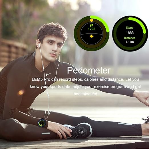 Amazon.com: PINCHU LEM5 Pro Smart Watch Smartwatch Android ...