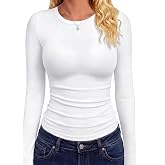 GAYHAY Long Sleeve Shirts for Women Tops Fitted Clothes Fall Fashion 2026 | Basic Tees, Girls School Outfits, Y2k Winter Tshirt, Tight Underscrub, Workout Casual, Cute Trendy Plain Compression Layering