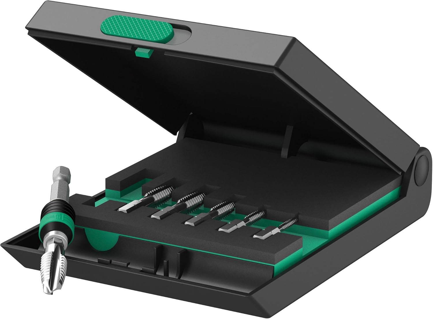 Wera 844/7 Taps Bit Set, 7pc, 05104654001, Silver, Variety Pack