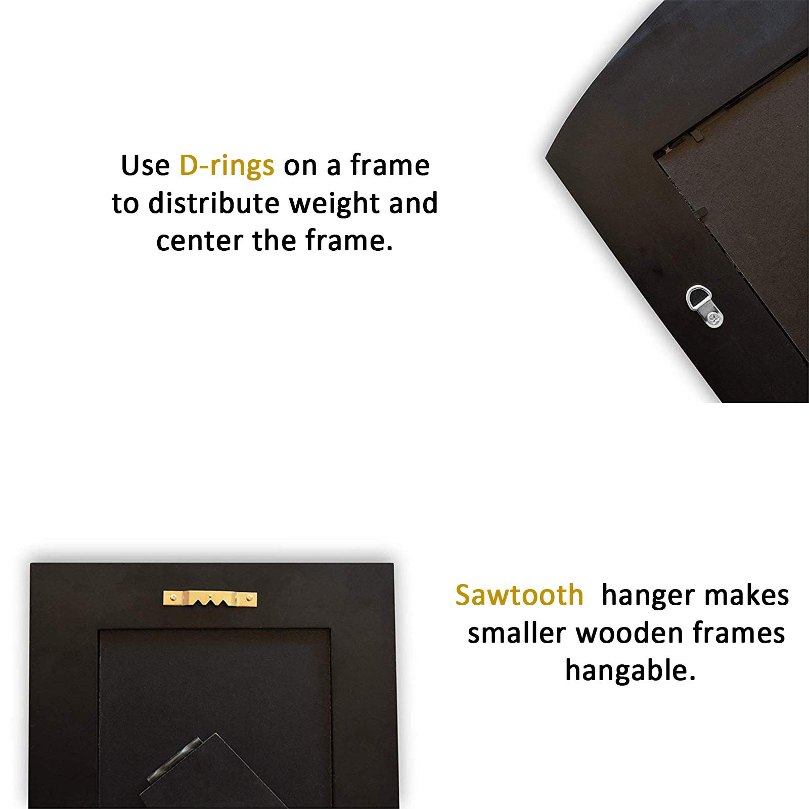 L\'émouchet Picture Frame Hanging Kit|605 Piece Picture Hanging Kit with 7 Models of Heavy Duty Picture Hangers and Screws for Home Decoration Creative Picture Frame Hanging