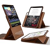 ESR for iPad Pro 12.9 Case (6th/5th Generation, 2022/2021), Removable Magnetic Cover, Adjustable Portrait/Landscape Stand with Raised Display View, 9 Standing Angles, Shift Series, Brown