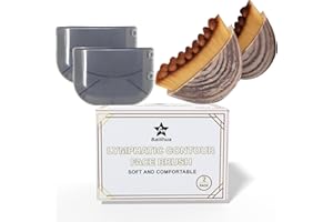 Lymphatic Contour Face Brush, Reducing Puffiness, Promoting Circulation Dry Brushing Face Brush, Contouring Soothing Lymphati