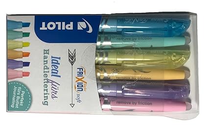 Pilot 4136S6S FriXion Pastell, löschbar, 6-er Set im Etui