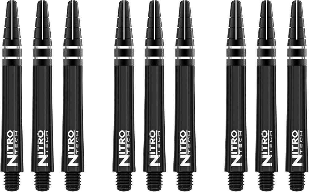 Red Dragon Nitrotech Medium Stems Black 9 Stems 3 Sets Pack