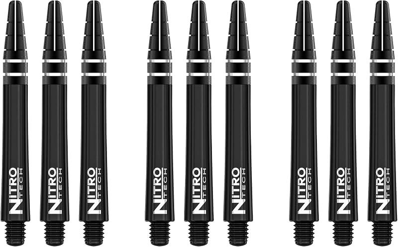 Red Dragon Nitrotech Medium Stems Black 9 Stems 3 Sets Pack