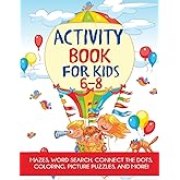 Activity Book for Kids 6-8