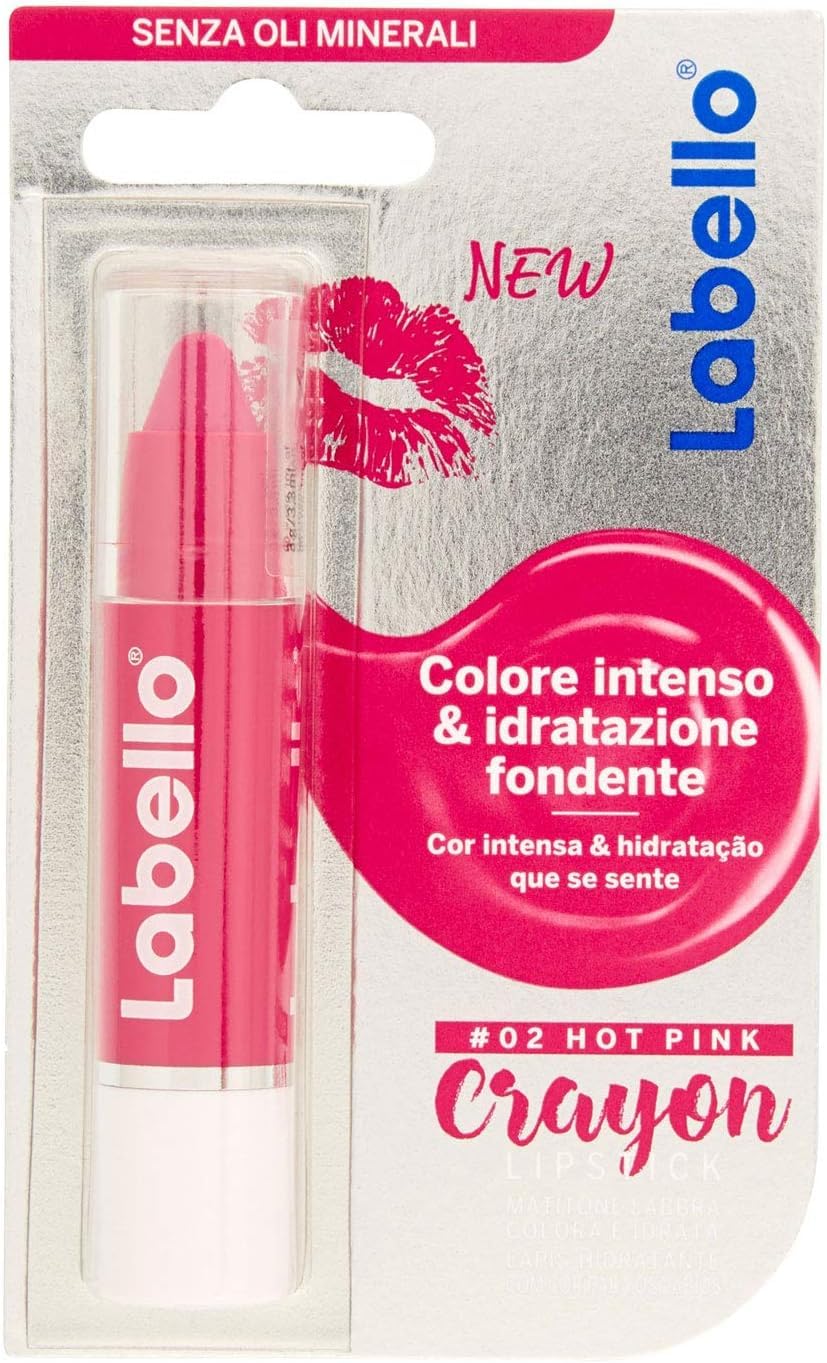 Labello Crayon Lip Balm 02 Hot Pink