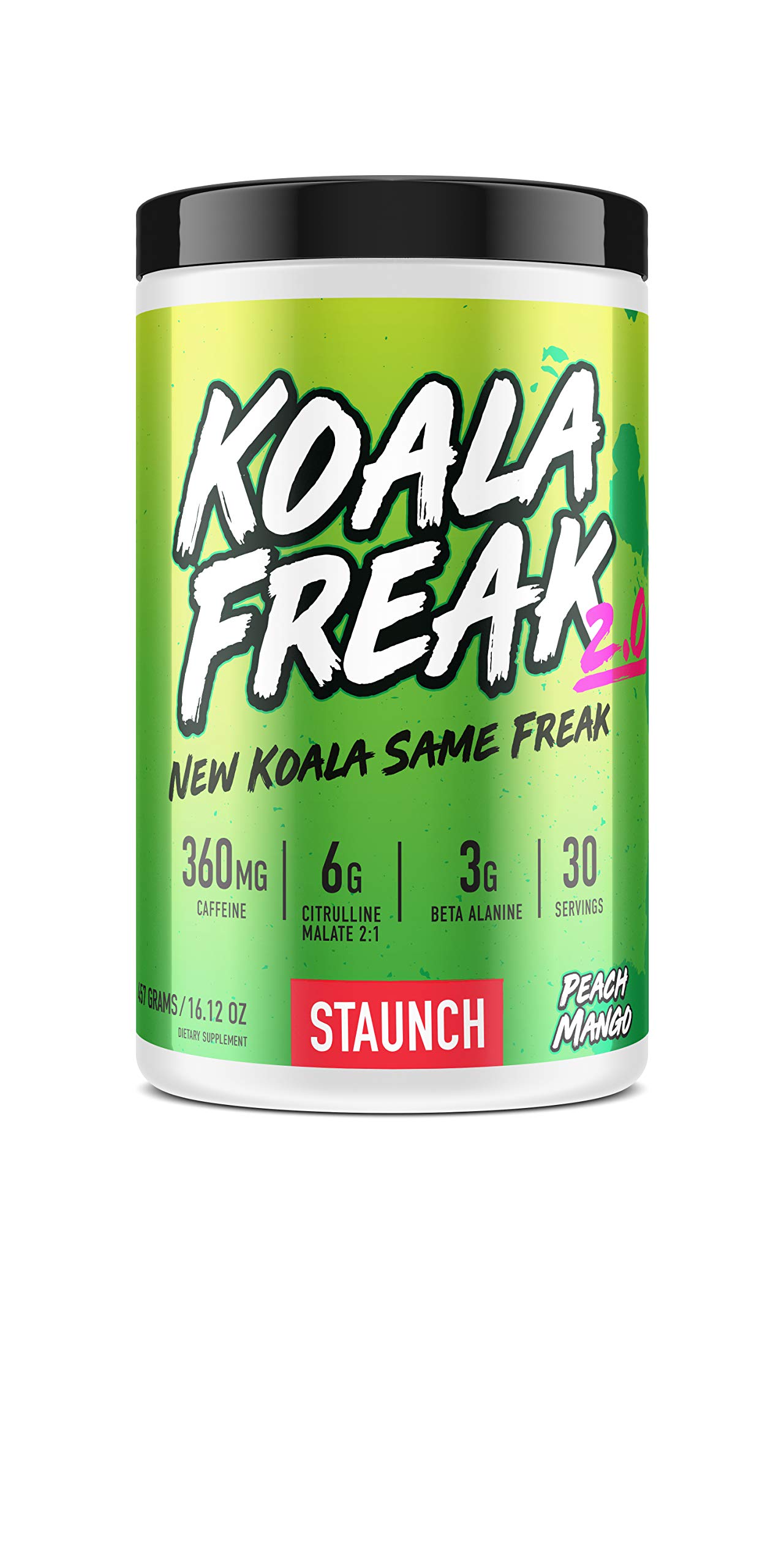 Staunch Koala Freak 2 0 Pre Workout Peach Mango 30 Servings Effective Premium Pre Workout Powder Buy Online In Antigua And Barbuda At Antigua Desertcart Com Productid 179663399